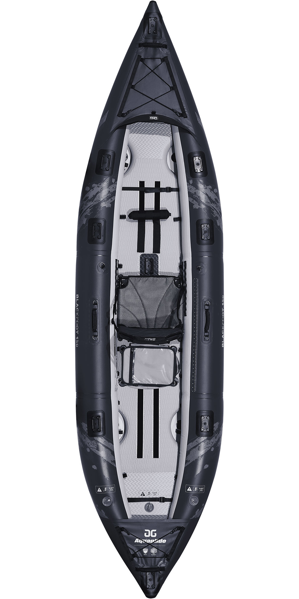 2022 Aquaglide Blackfoot 130 1 Person Angler Kayak AGBG1 - Navy - Canoe &  Kayak