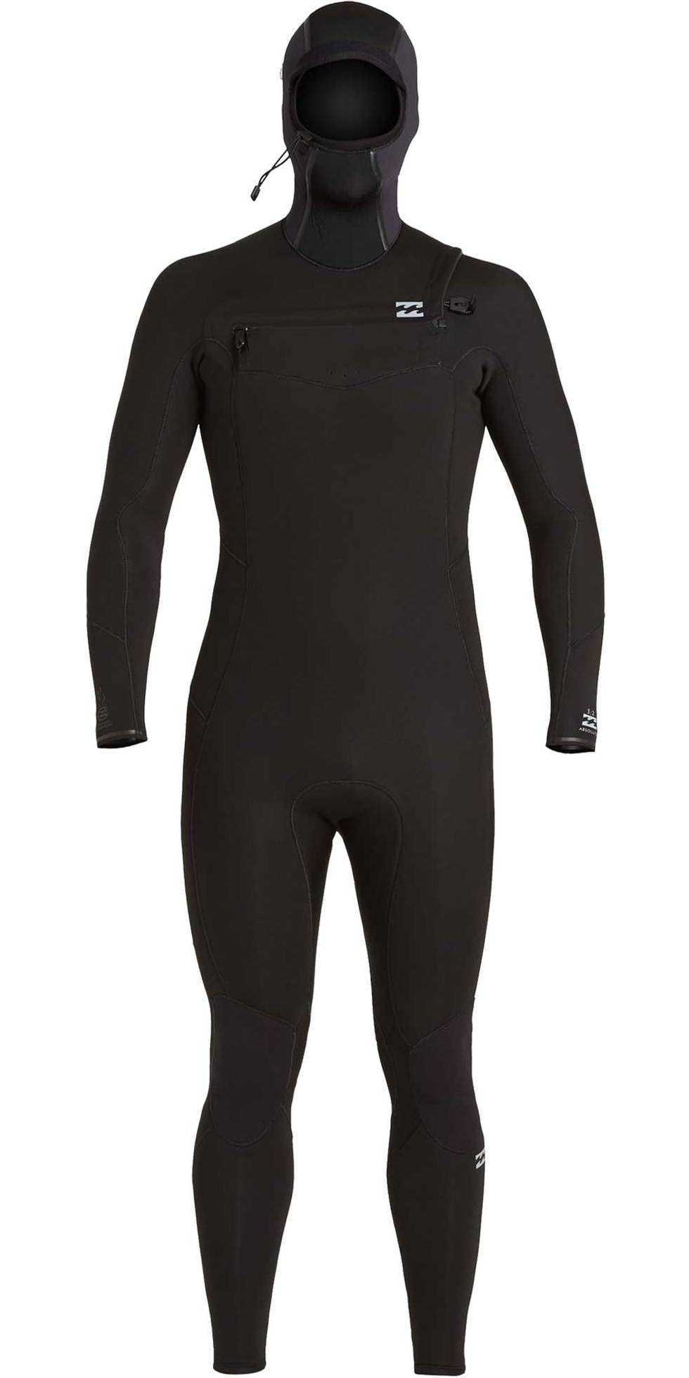 2021 Billabong Mens Absolute 5/4mm Chest Zip Hooded Wetsuit