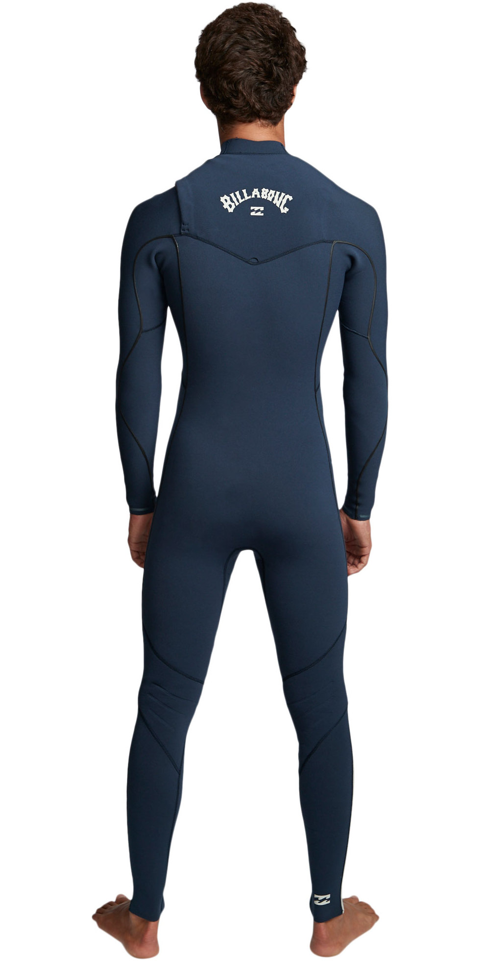 19 Billabong Mens Furnace Comp 4 3mm Chest Zip Wetsuit Blue Q44m03 Wetsuits Watersports Outlet