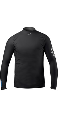 2026 Zhik Junior Långärmad Eco Spandex Rash Guard DTP-0063-K-BLK - Junior Black