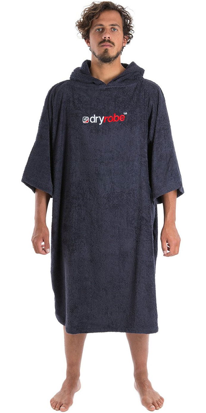 2019 Dryrobe Short Sleeve Towel Change Robe / Poncho Navy Accessories