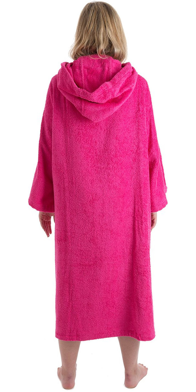 2020 Dryrobe Short Sleeve Towel Change Robe / Poncho SS TD P Pink