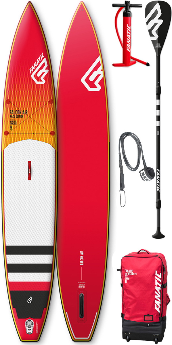 2018 Fanatic Falcon Air SUP 12'6 x 29 INC 3 Piece Carbon Paddle