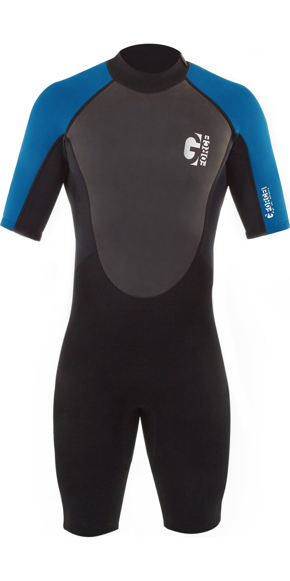 2021 Typhoon Mens Storm3 3/2mm Back Zip Shorty Wetsuit 250794