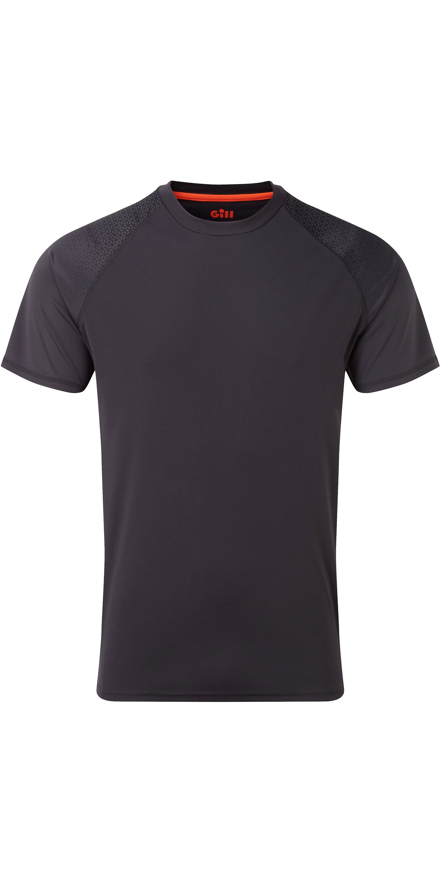 2024 Gill Mens Long Sleeve UV Tec Tee Charcoal UV011 - Sailing