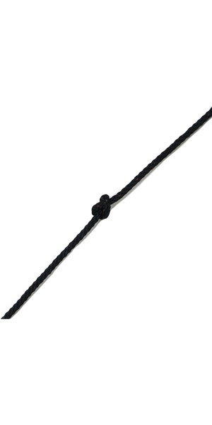 Kingfisher 8 Plait Estándar Poliéster Cuerda De Vela Ligera De Uso General Negro Stx2 - Precio Por Metro