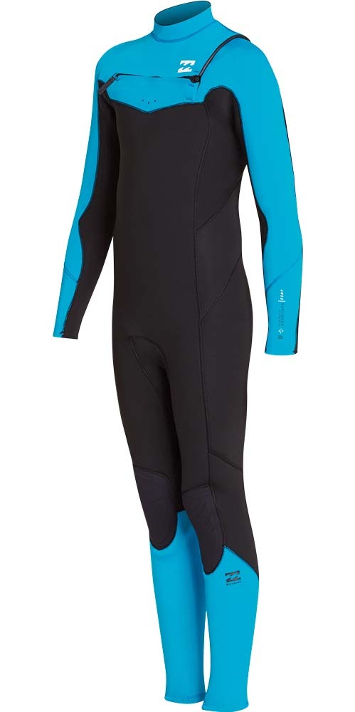 Billabong Junior Furnace Absolute 5/4mm Chest Zip Wetsuit Blue