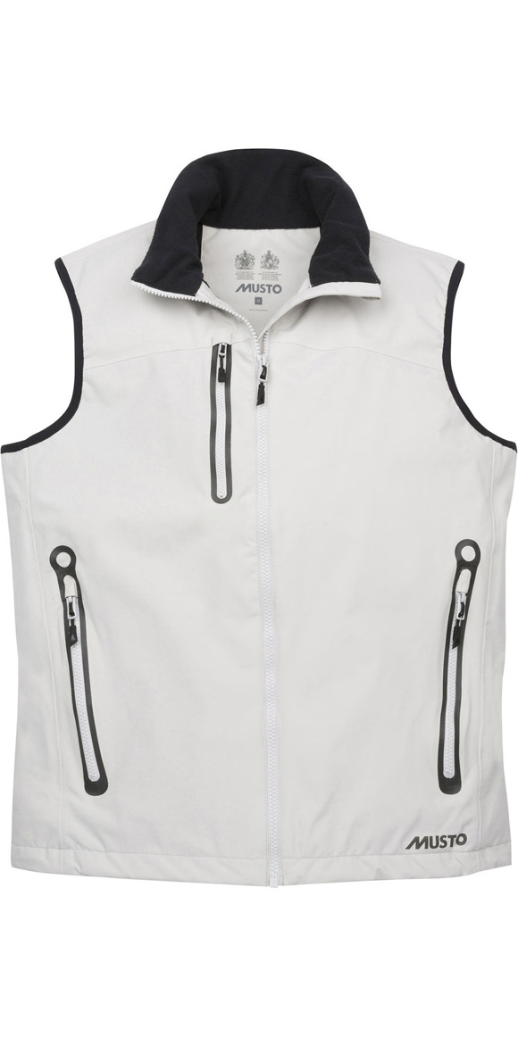 Waterproof & Breathable Musto Mens Corsica BR1 Yacht Sailing and Boating Gilet Platinum
