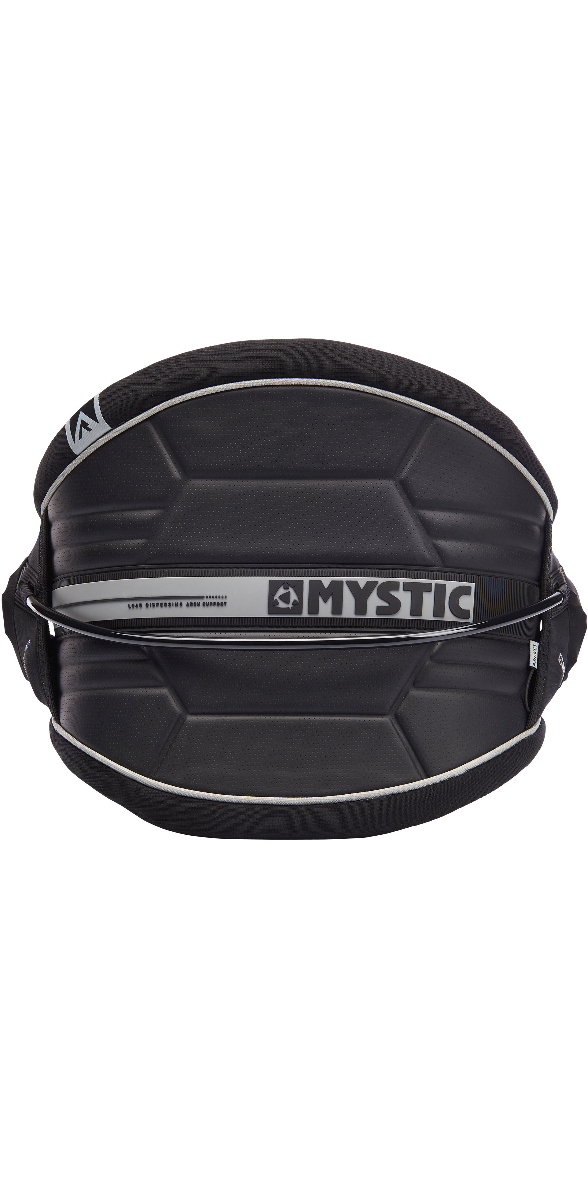 2021 Mystic Arch Flexshell Waist Harness Black 190111