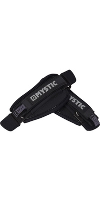 2026 Mystic Kite Footstrap Set Asymmetrical Black 190144