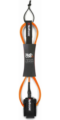 2026 Northcore 7FT Surfboard Leash NOCO55F - Orange