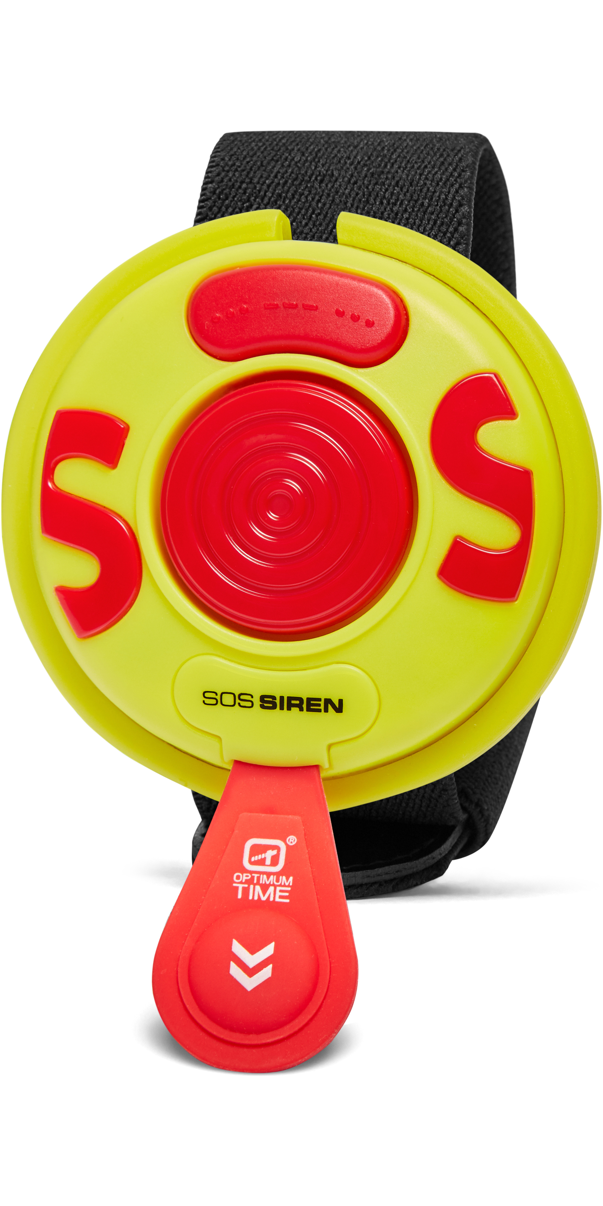 2024 Optimum Time SOS Safety Siren OTSOS - Lime / Red - Sailing