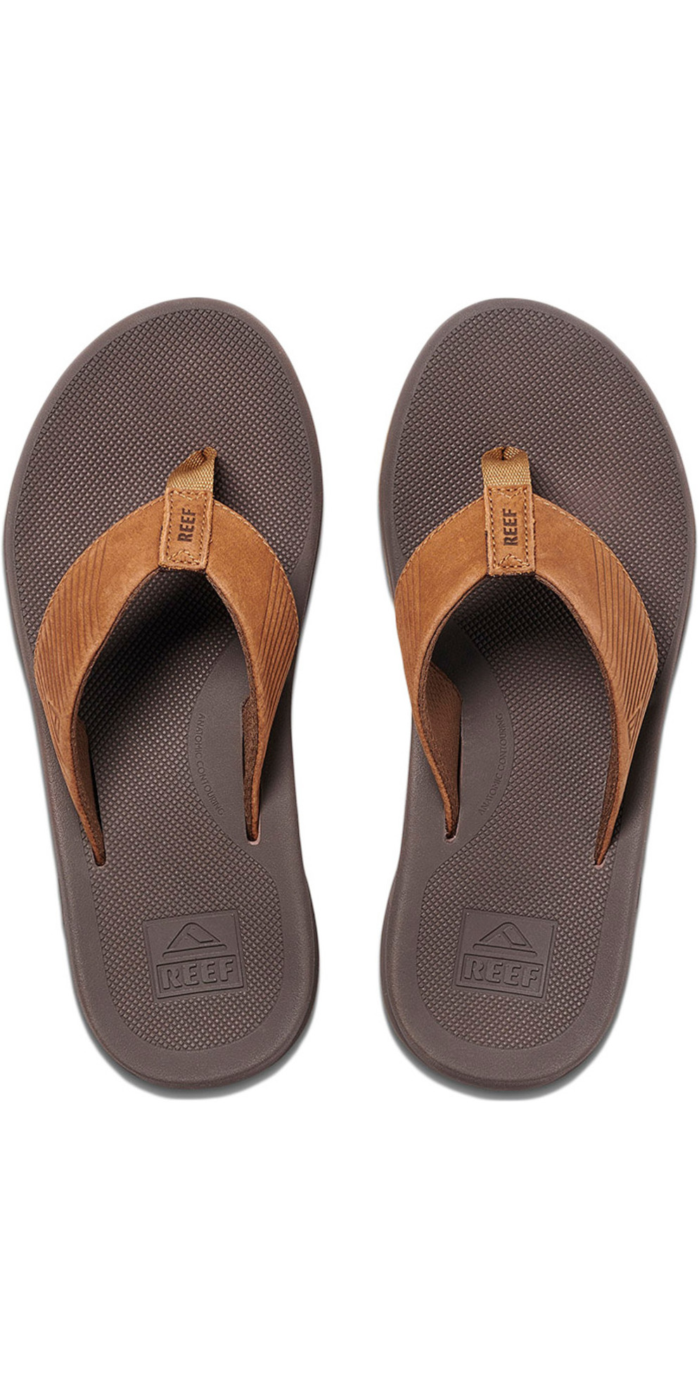 bronze flip flops
