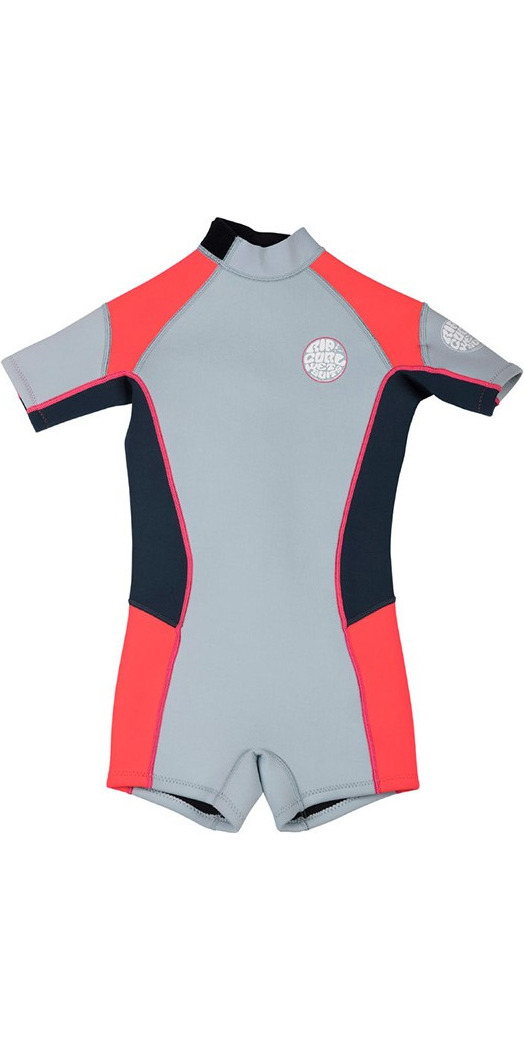 Rip Curl Junior Girls Dawn Patrol 2mm Back Zip Shorty Wetsuit