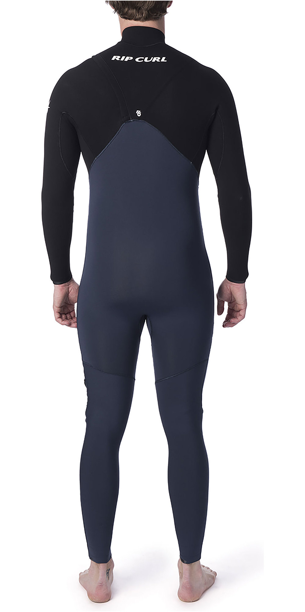 Rip Curl Mens Flashbomb 3/2mm GBS Zipperless Wetsuit Black Easy Stretch