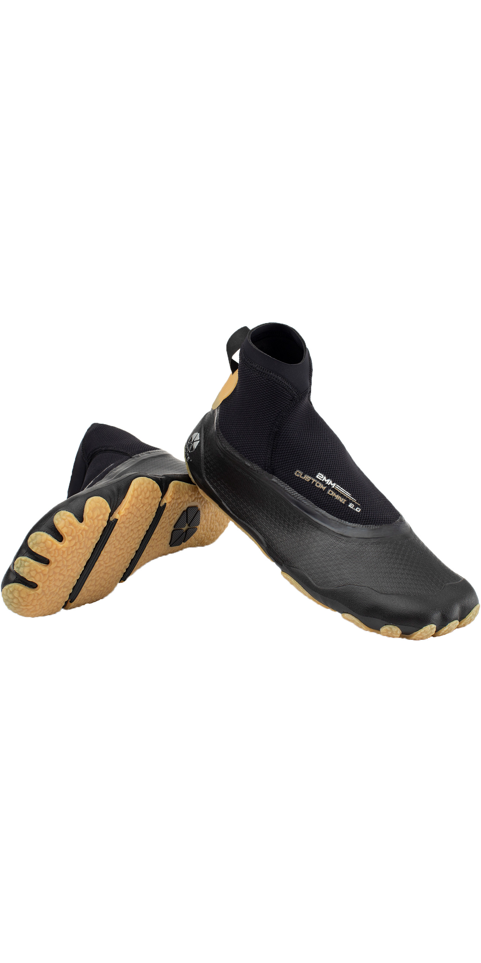 2024 Solite Custom Omni 2 0 2mm Wetsuit Boots 21006 - Gum / Black - Wetsuits