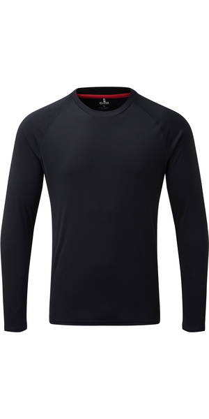 2026 Gill Mens Long Sleeve UV Tec Tee Navy UV011