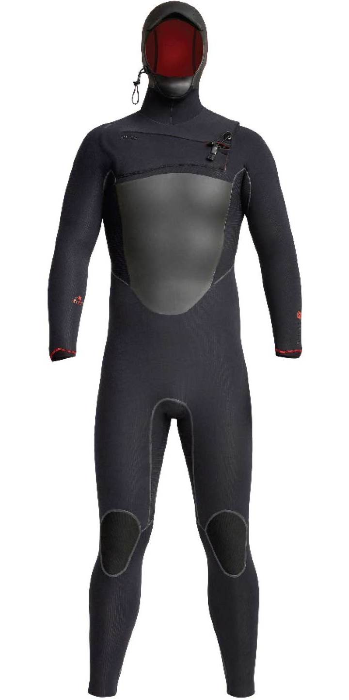 2020 Xcel Mens Drylock 6/5mm Hooded Chest Zip Wetsuit MC65DHNO