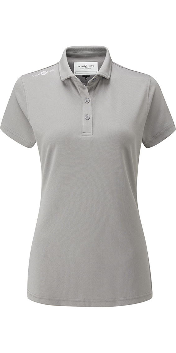 womens gray polo