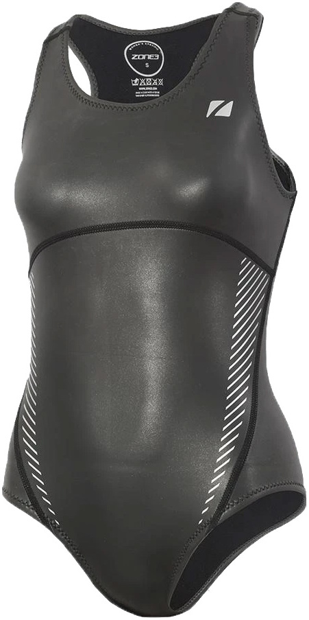 2024 Zone3 Womens 1 5mm Neoprene Swim Suit NA18WSWI101 - Black - Swimming