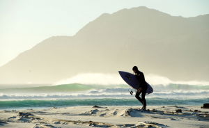 Surfer on Beach