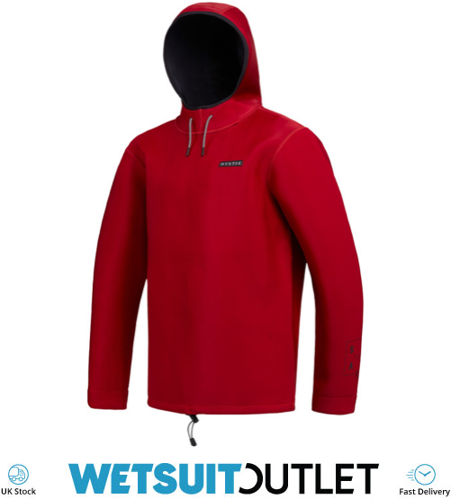 2023 Mystic Star Sweat 2mm Neoprene Hoodie 35017 21013 - Red - Wetsuit Tops  Shorts