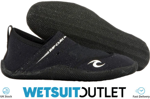 2024 Rip Curl Junior Reefwalker 1 5mm Wetsuit Shoes WBO9AJ - Black