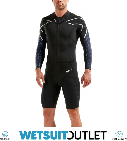 2XU 2XU Pro Swim Run SR1 Mens Wetsuit Black Swimming Run Triathlon Suit 