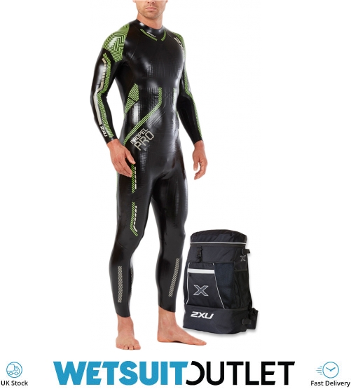 2XU Propel Triathlon Wetsuit / NEON GREEN GECKO & | Watersports Outlet