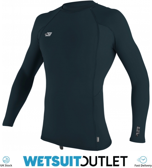 O'Neill Premium Skins Long Sleeve Rash Vest Top Slate 4170B Quick Dry Surfing 