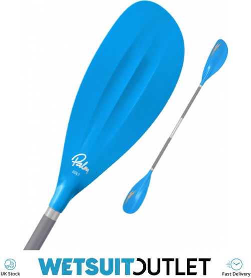 2022 Palm Colt Junior Kayak Paddle 185CM AQUA 12275 Canoe & Kayak