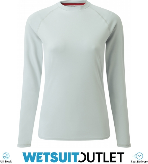 GILL Sail GP Women's UV Tec Long Sleeve T-shirt in Charcoal Grey 