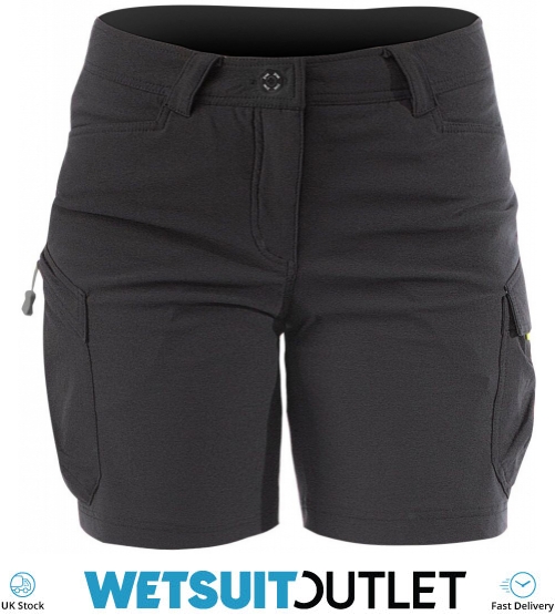 Zhik Womens Harbour Sailing Boating Watersports Shorts Black Easy Stretch 