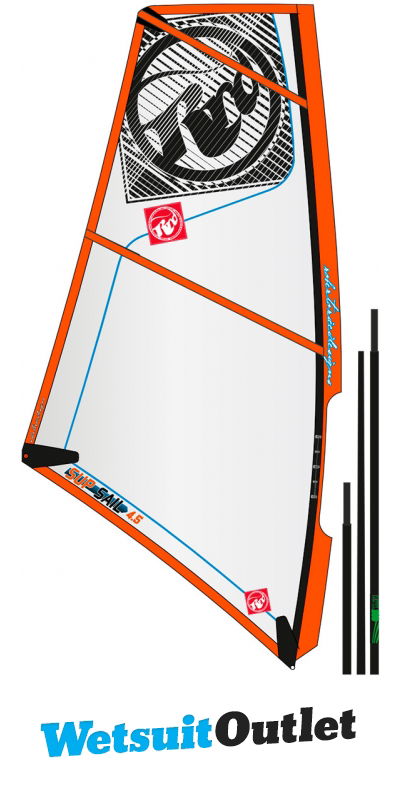 RRD Stand Up Paddle Board SAIL & RIG - Complete Kit - 4 5M - Desportos ...