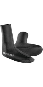 2022 O'Neill Heat 3mm Neoprene Socks Black 0041