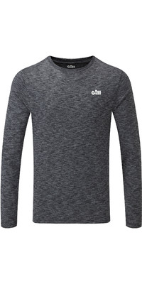 2024 Gill Mens Holcombe Crew Base Layer Charcoal 1100