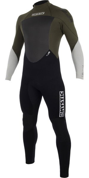 2019 Mystic Star 5/4mm GBS Back Zip Wetsuit Dark Olive 180018
