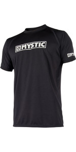 2021 Mystic Star Short Sleeve Loosefit Quick Dry Rash Vest Black 180107