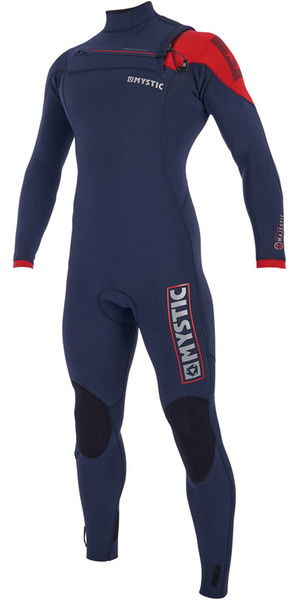 2019 Mystic Majestæt Bryst Zip Wetsuit 5 / 3mm Navy 190000