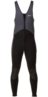 2023 Yak Kayak Voorkant Ritssluiting 3mm Long John Wetsuit Grey / Black 5403-A