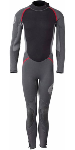 2019 Gill Junior 3 / 2mm Zip posteriore Muta Grafite / Frassino 4605J