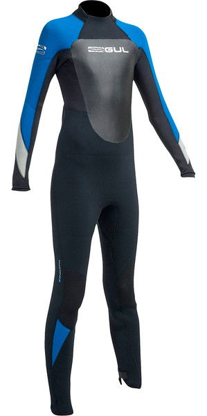 2019 Gul Response 5 / 3mm Junior Wetsuit Sort / Blå RE1218-B1