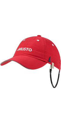 2023 Musto Fast Dry Crew Cap in RED AL1390