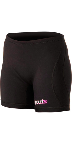 2018 Rip Curl Womens Dawn Patrol 1mm Neo Shorts SCHWARZ WSH5EW