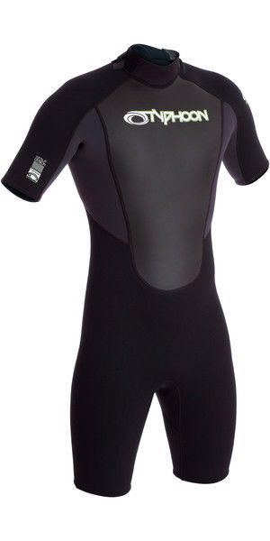 2019 Typhoon Storm 3/2mm Shorty Wetsuit Graphite / Black 250791