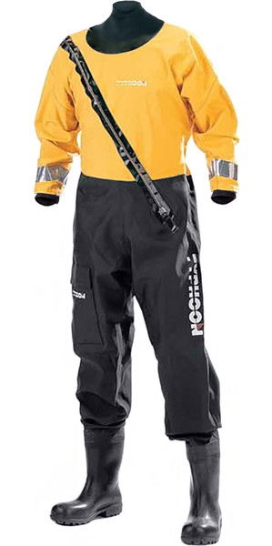 Typhoon Woss Commercial Heavy Duty Breathable Drysuit 120111 BLACK / YELLOW
