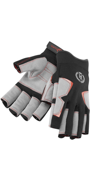 2019 Henri Lloyd Deck Grip Short Finger Glove BLACK Y80056