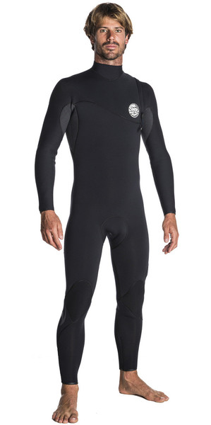 2018 Rip Curl E-Bomb Pro 5 / 3mm Zip Free Wetsuit BLACK WSM7PE