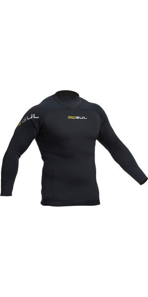 2019 Gul Code Null 3mm Langarm Thermo Top SCHWARZ AC0067-B2