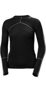 Helly Hansen Womens HH Lifa Crew Base Layer Black 48326